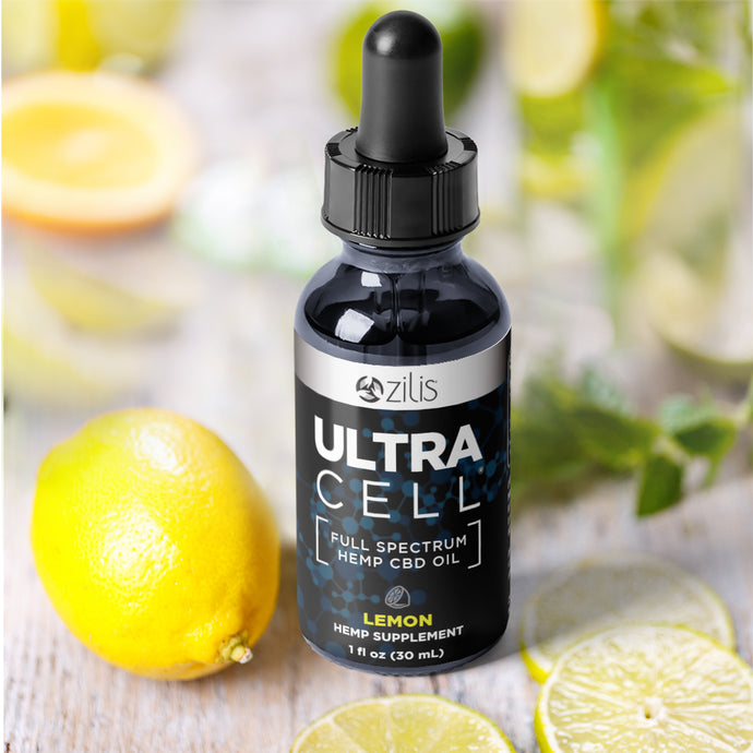 UltraCell™ Full Spectrum Hemp CBD Oil - Lemon